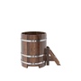 BentWood овальная из лиственницы (0,69х1,31 м.), h=1 м. Мореная Премиум для купания фото - 3 BentWood овальная из лиственницы (0,69х1,31 м.), h=1 м. Мореная Премиум купель фото фото - 3