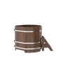 Купель BentWood угловая из дуба (1,03 х1,03 м.), h=1 м. Мореная Премиум в наличии с доставкой фото - 3 BentWood угловая из дуба (1,03 х1,03 м.), h=1 м. Мореная Премиум купель фото фото - 3